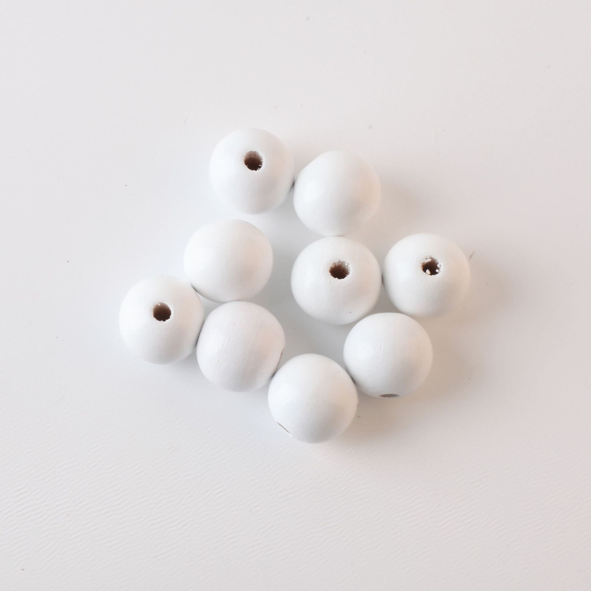 Wholesale 10PCS Snowman Wooden Beads